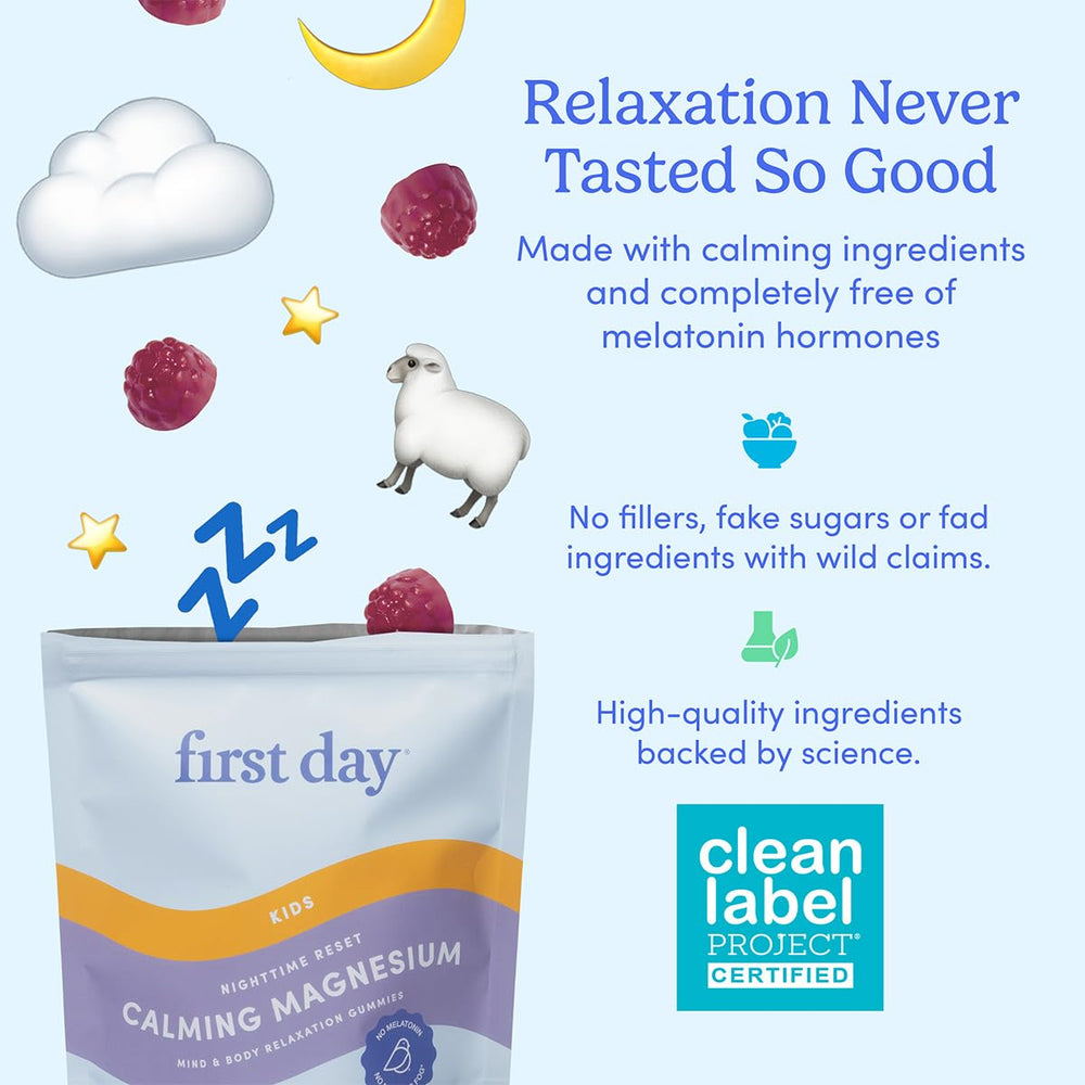 No melatonin banner indicating hormone-free sleep support.