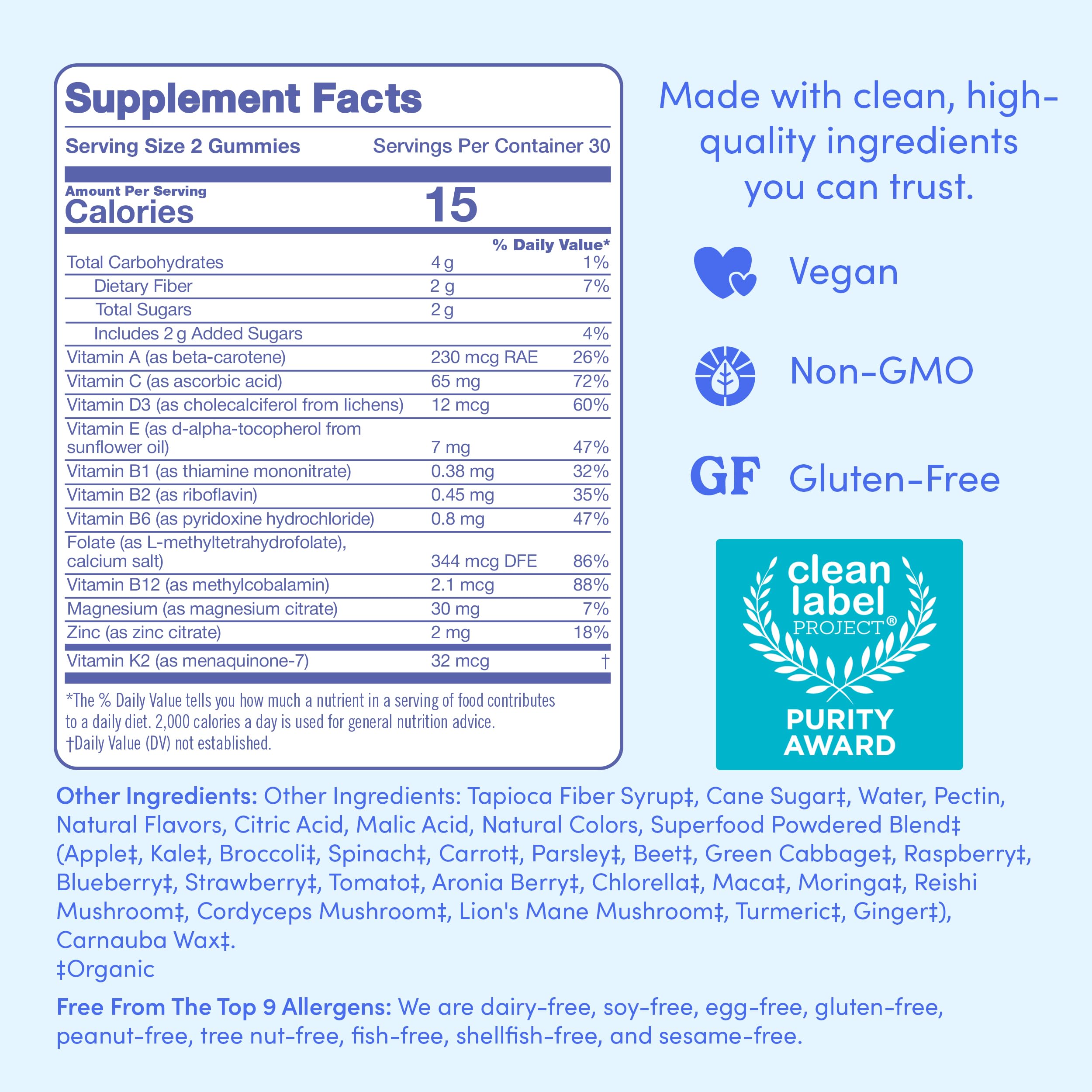 FIRST DAY teen multivitamin gummies boys and girls pack for teen wellness