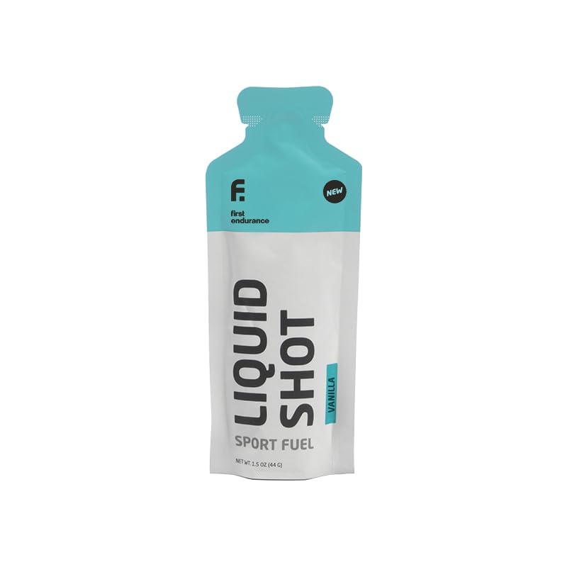 First Endurance Liquid Shot Vanilla nutrition panel and ingredients