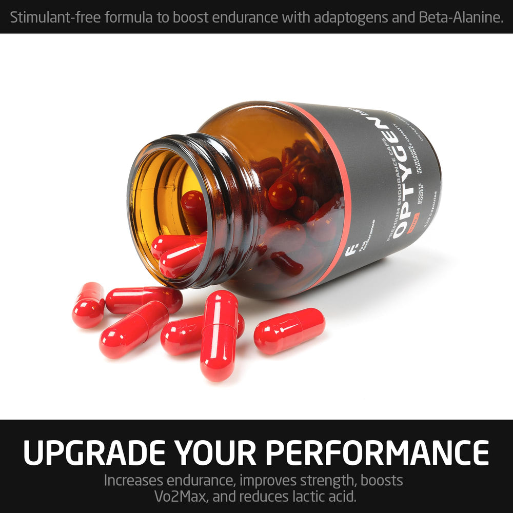 FIRST ENDURANCE OPTYGENHP athlete-training scene conveying high-performance endurance during sessions