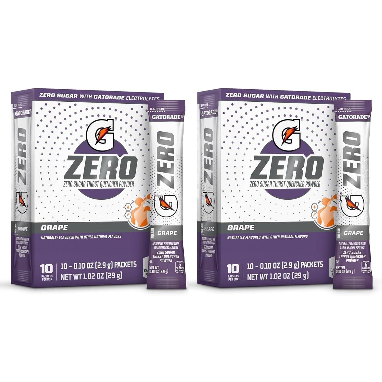 First Leaf G Zero grape packet for on-the-go hydration without sugar