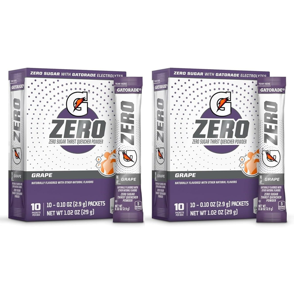 First Leaf G Zero grape packet for on-the-go hydration without sugar