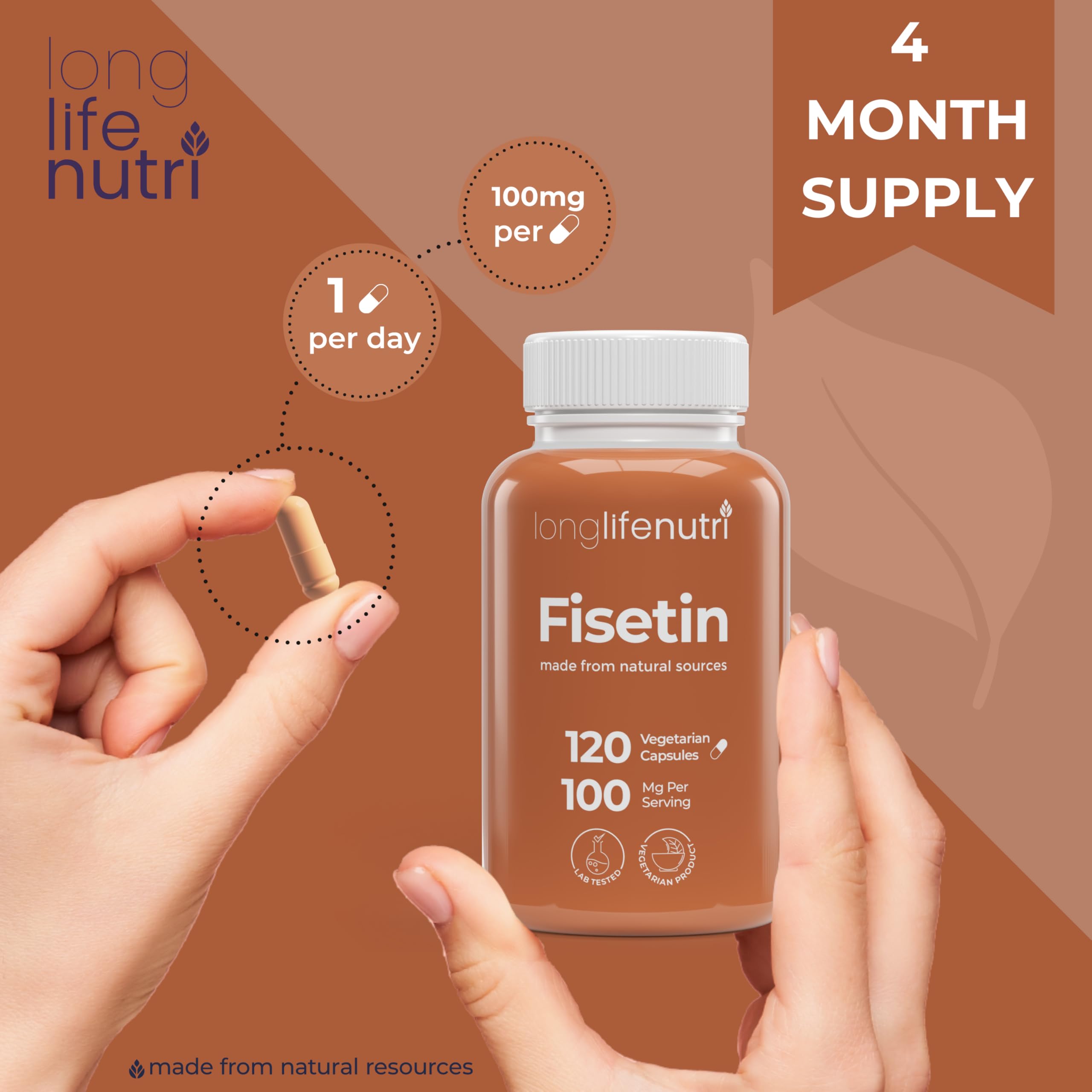 GMP-certified production line for Fisetin 100mg