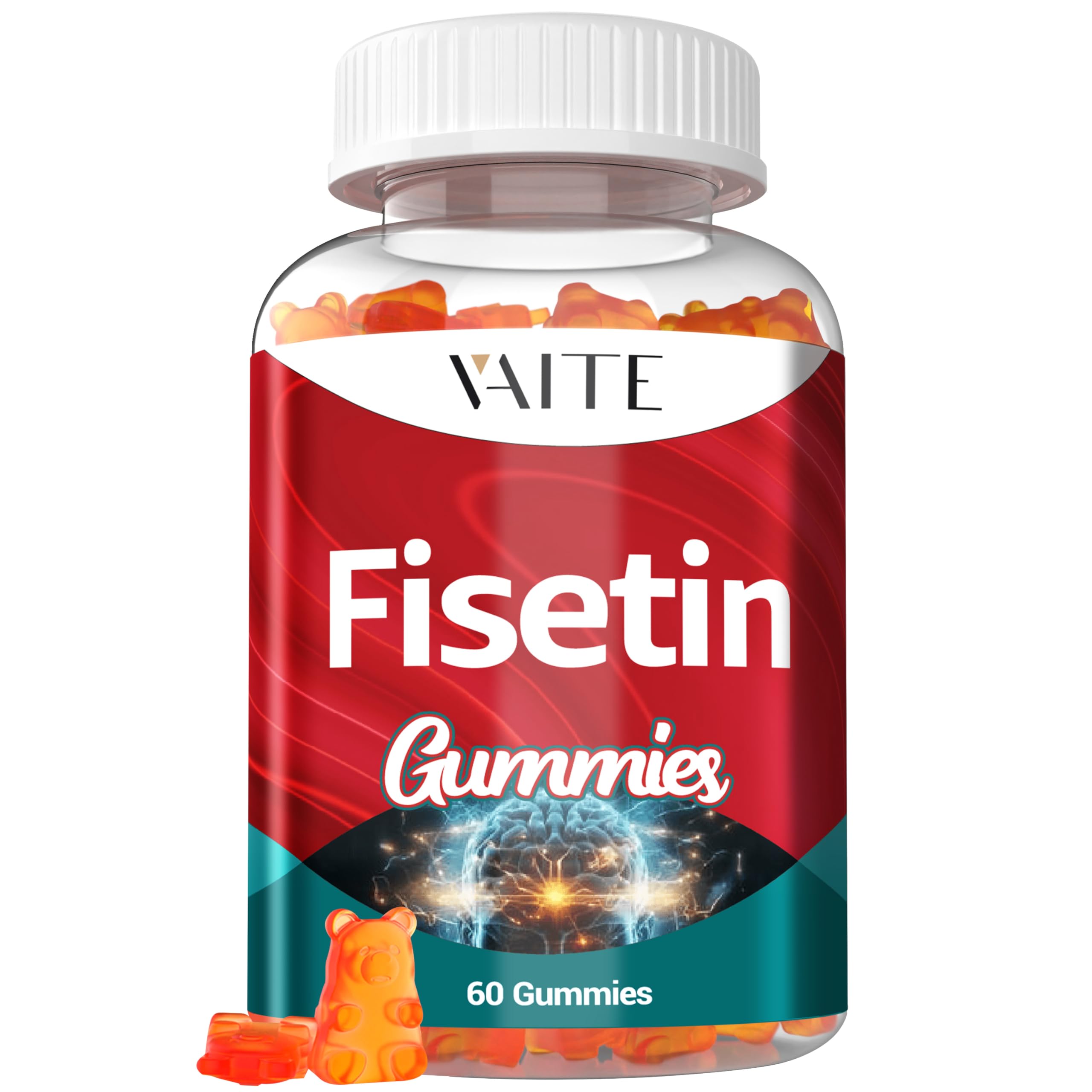 Fisetin 500mg Gummies bottle front label