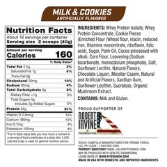 Fit Crunch tri-blend whey milk cookies shake depicts a tasty, keto-friendly protein drink.