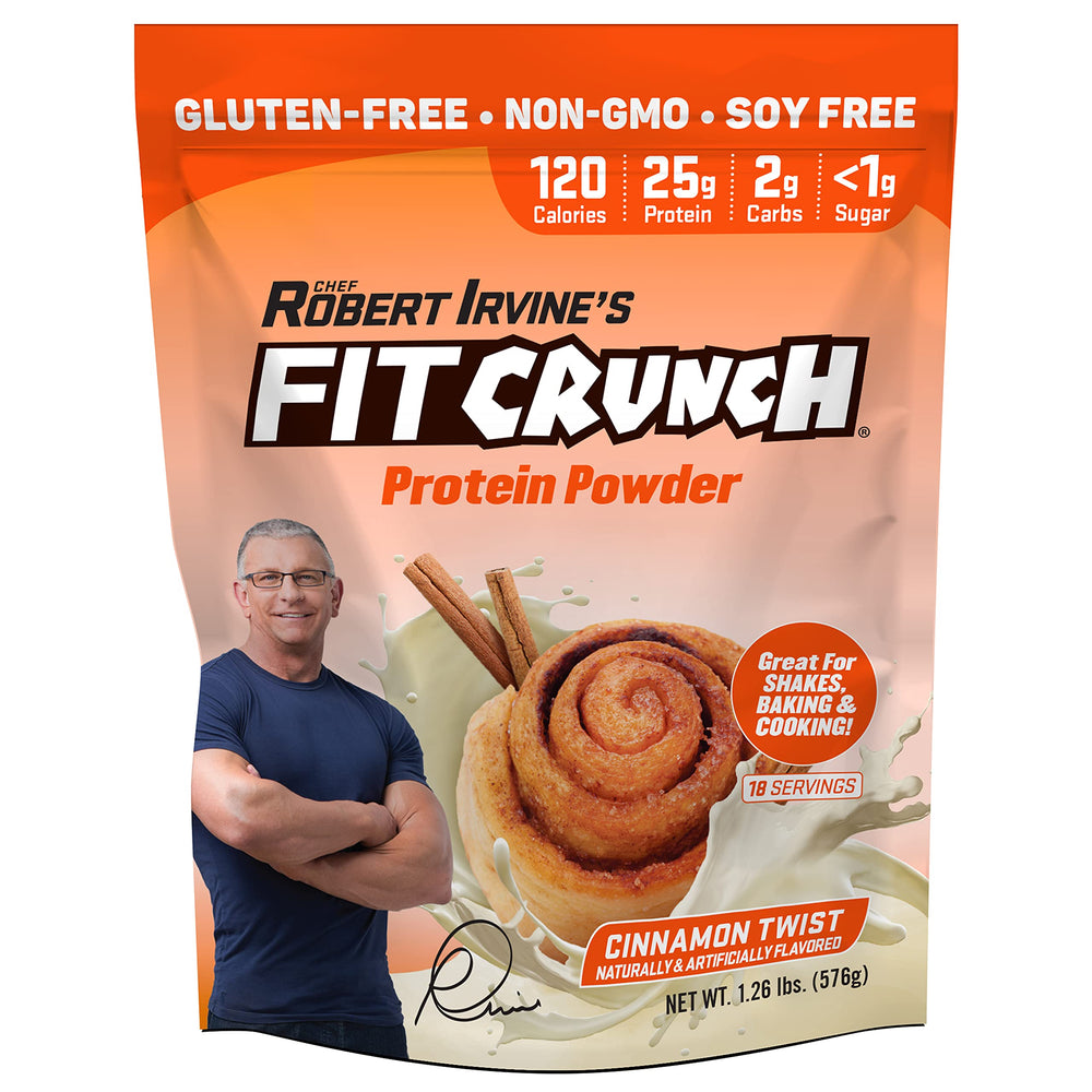 Fit Crunch Tri-Blend Whey Protein bottle for quick, high-protein on-the-go snacking.