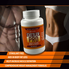 FIT SCHOOL Cuttler PRO packaging displayed in gym setting