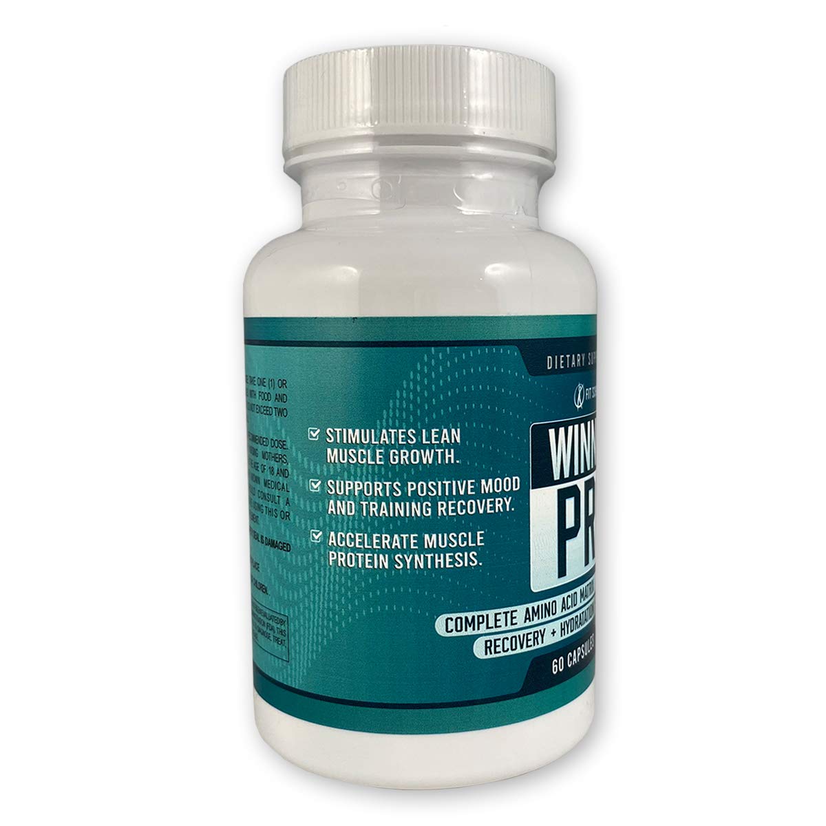 FIT SCHOOL Winner PRO powder scoop showing convenient serving for post-workout recovery.