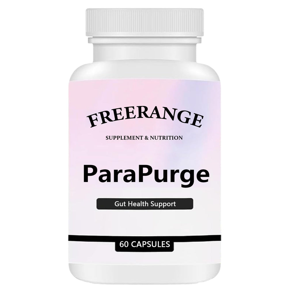 FITactic ParaPurge bottle front shows compact packaging for easy daily digestive support.