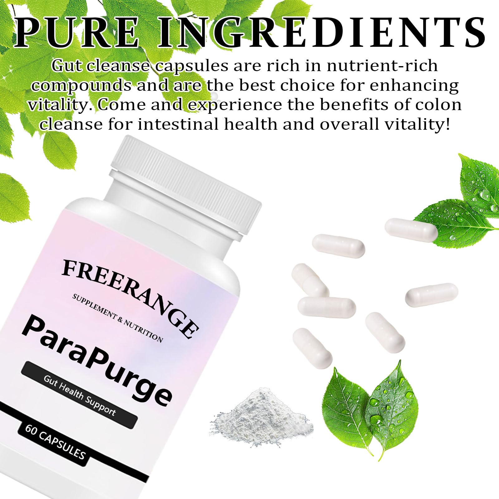 FITactic ParaPurge gut-health visual demonstrates gentle routine that aligns with natural body rhythms.