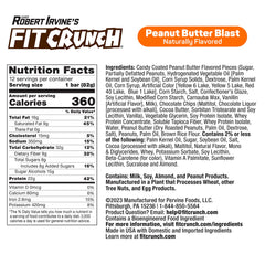 Nutrition facts for FITCRUNCH Loaded Cookie Protein Bar