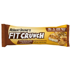 FITCRUNCH six-layer baked texture bar showcases premium protein snack