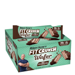 FITCRUNCH Mint Chocolate Chip Wafer Protein Bar - front view