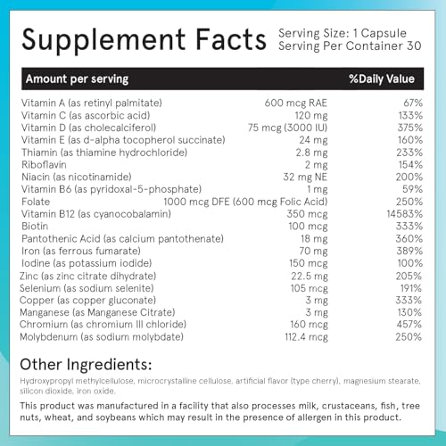 Bottle of FitForMe Bariatric Multivitamin with Iron