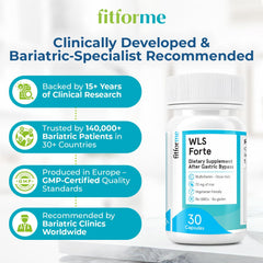 Label of FitForMe Bariatric Multivitamin with Iron