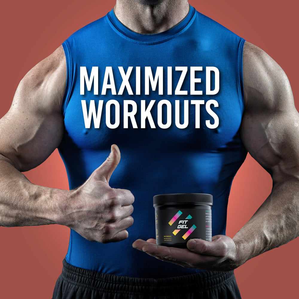 Fit Gel 8.8oz jar signals long-lasting value for workouts.