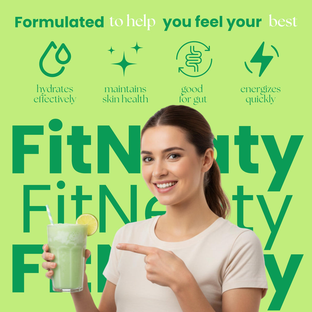 FitNeaty Daily Fiber collagen peptides support skin and joints