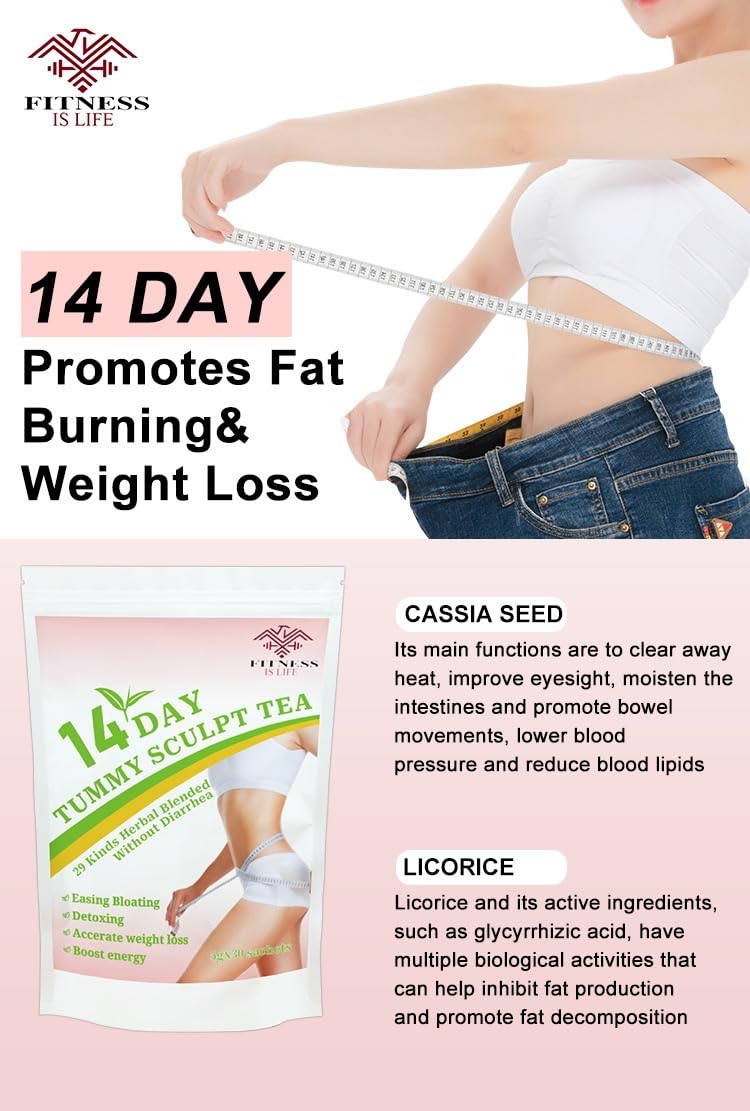 Fitness is Life digestive health ingredients highlight a gentle, natural blend.