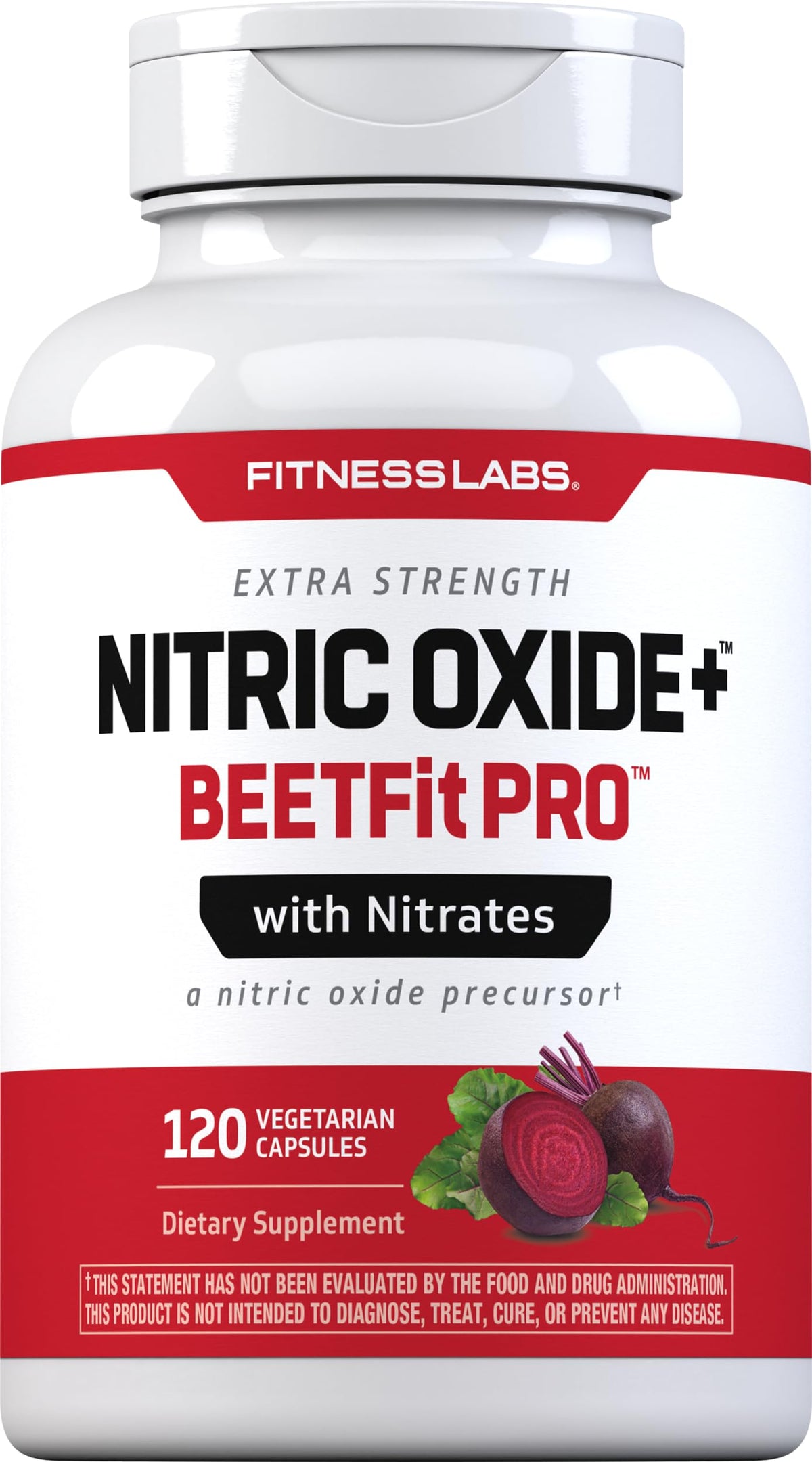 Hero image of Fitness Labs Nitric Oxide Beet Root Capsules bottle