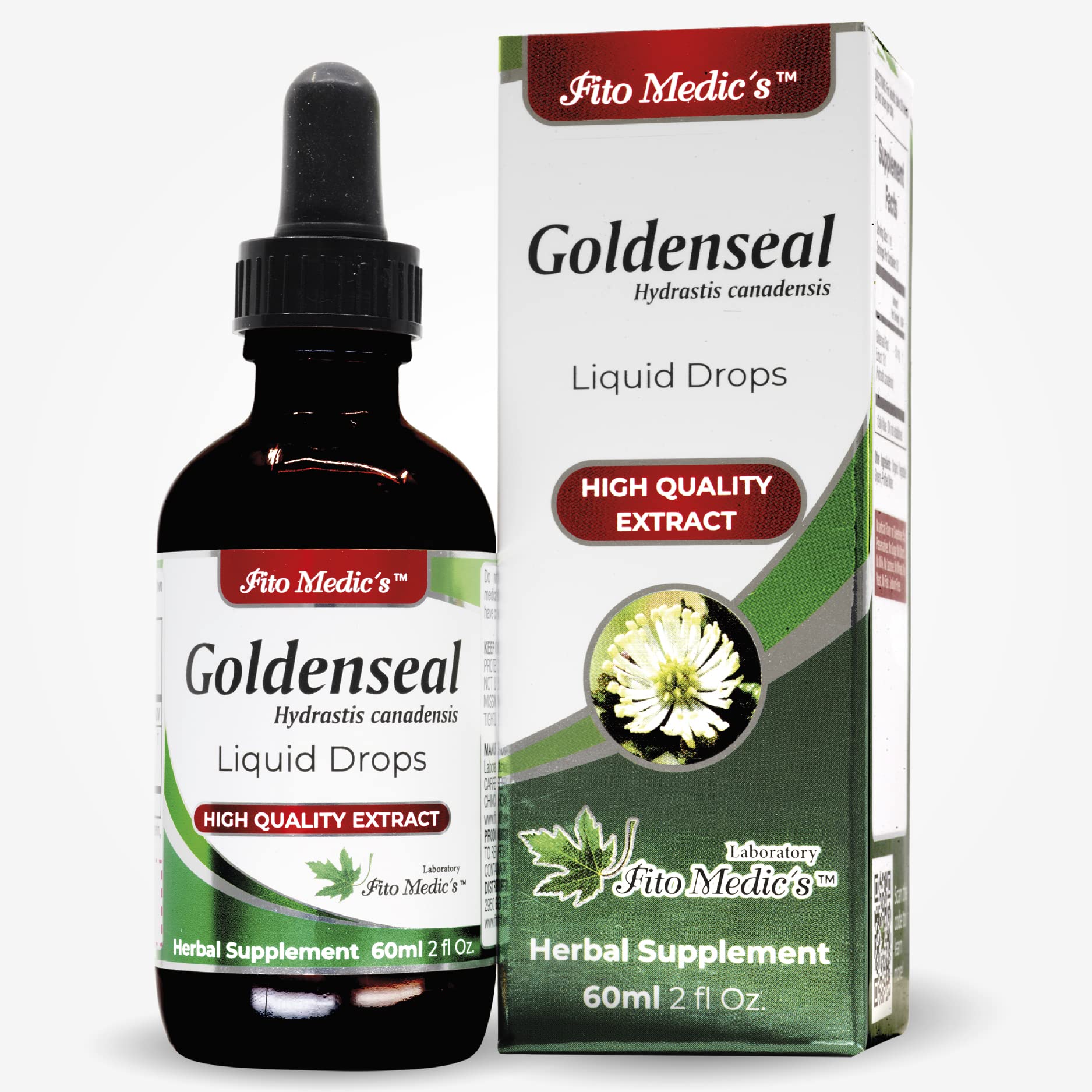 Bottle of Fito Medic's Goldenseal Tincture
