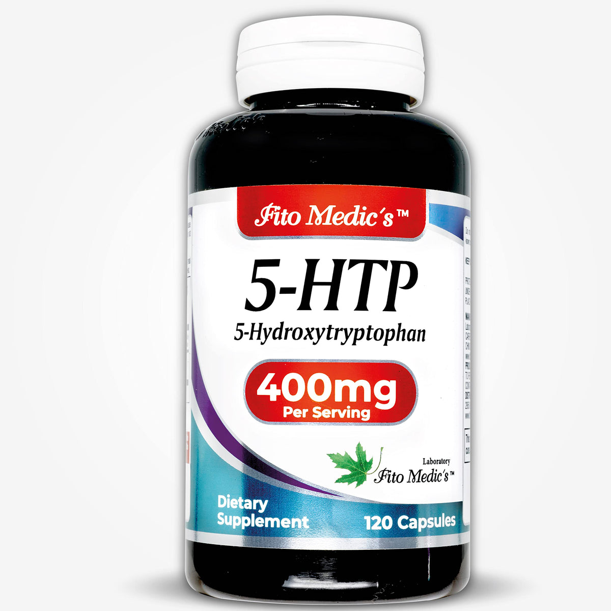 Fito Medic's Lab 5-HTP bottle with 120 capsules
