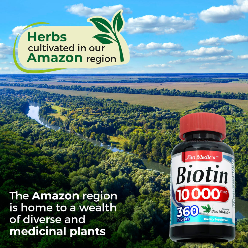 Biotin 10000mcg information label
