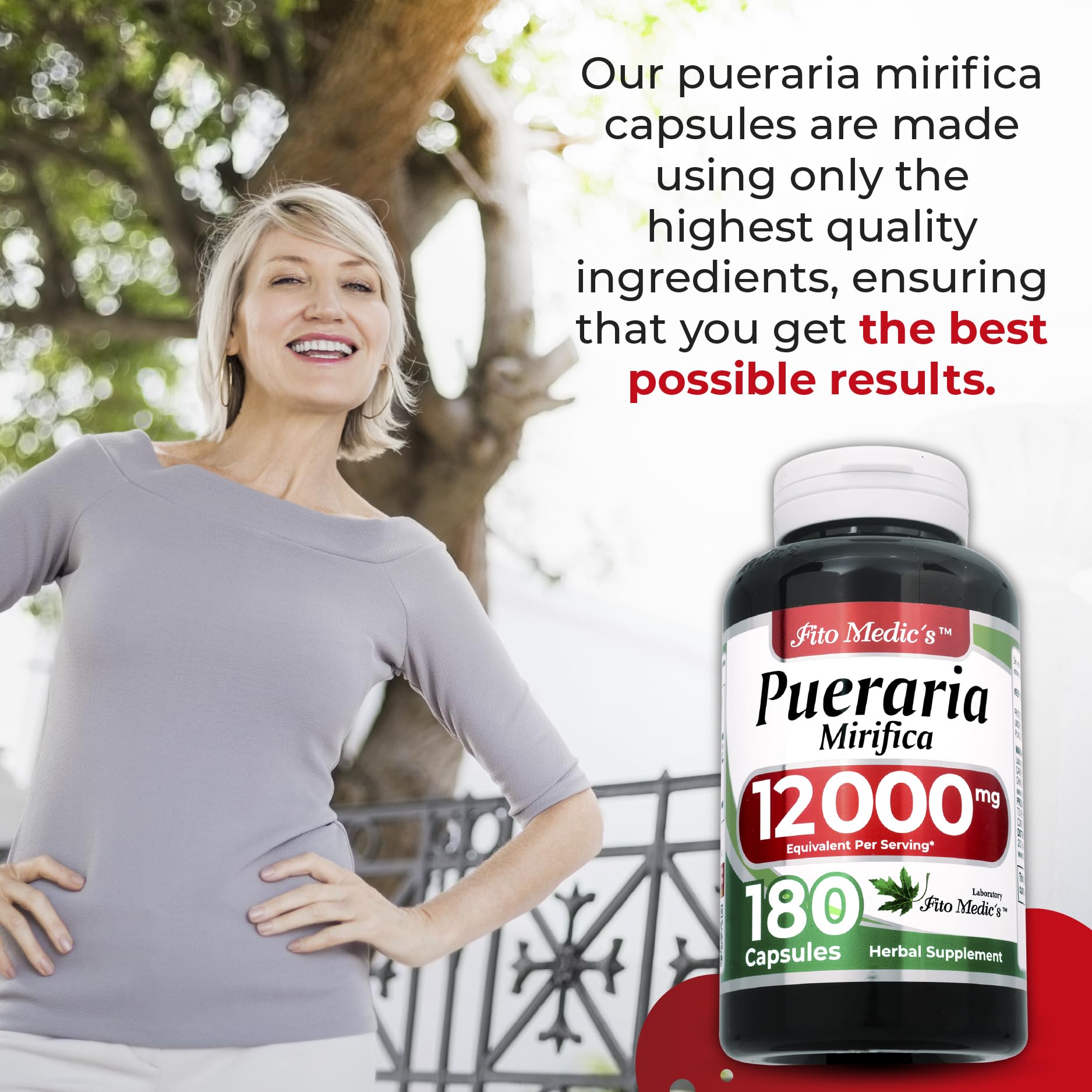 Pueraria Mirifica extract ingredients close-up