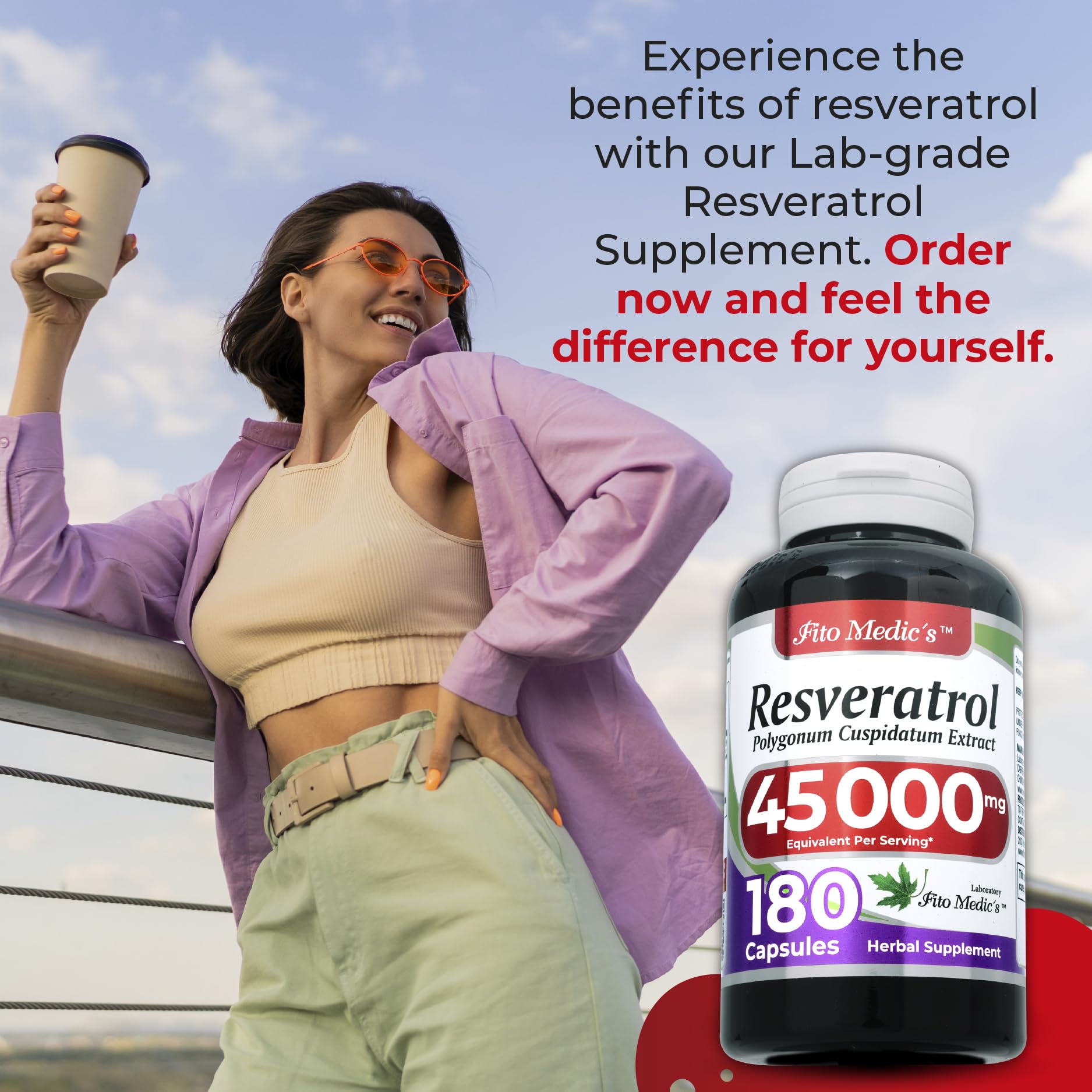 Organic ingredients emphasis for Resveratrol Root
