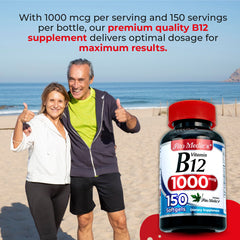 Label showing FITO MEDIC'S Lab Vitamin B12 1000 mcg 150 servings