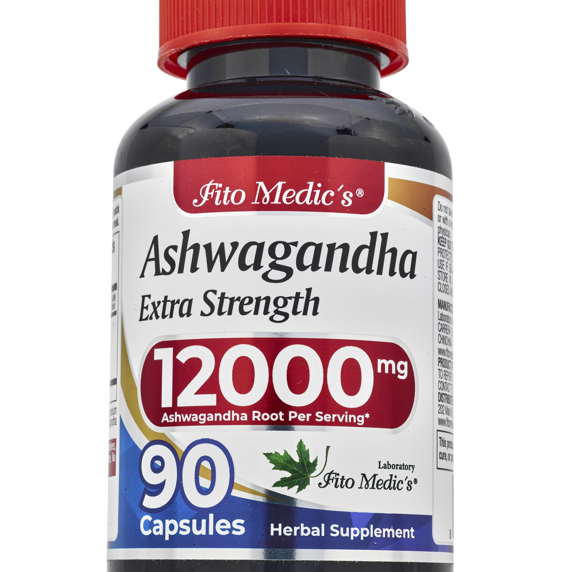 Close-up of Ashwagandha capsules