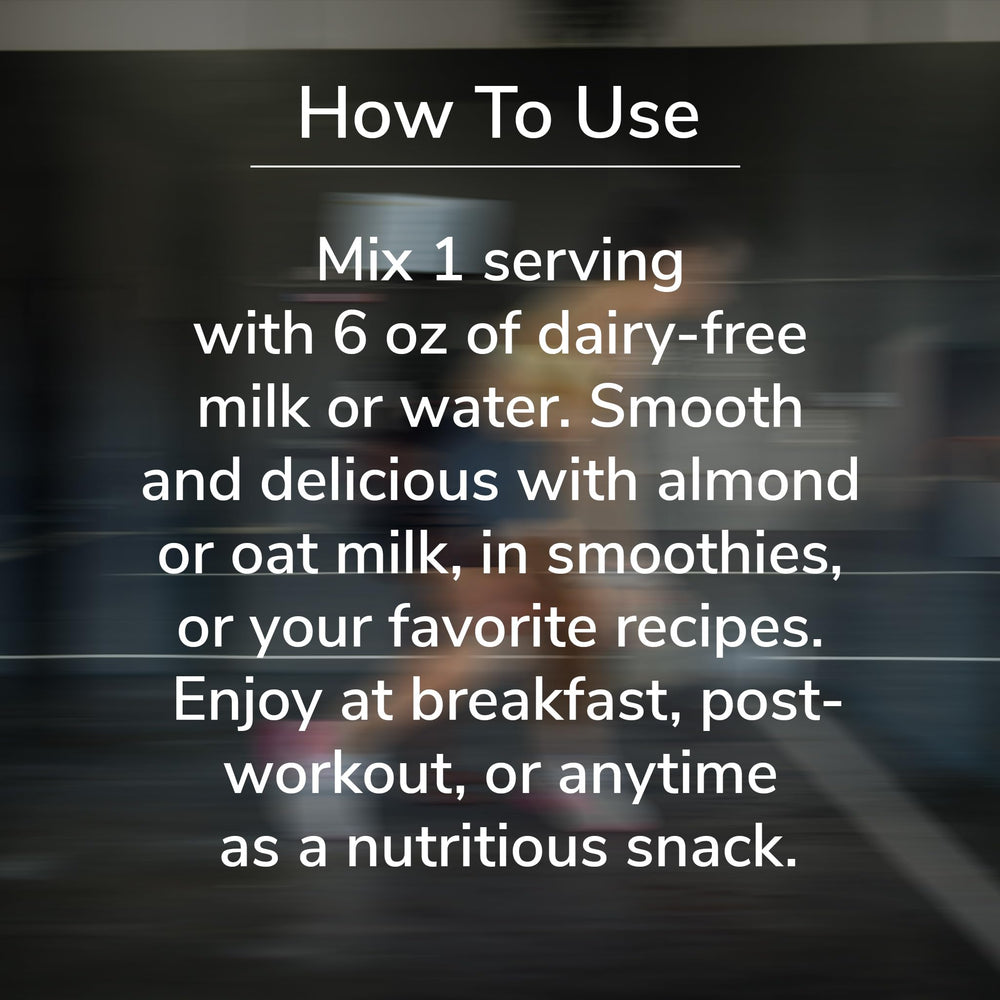 Non-GMO certified vegan protein powder label