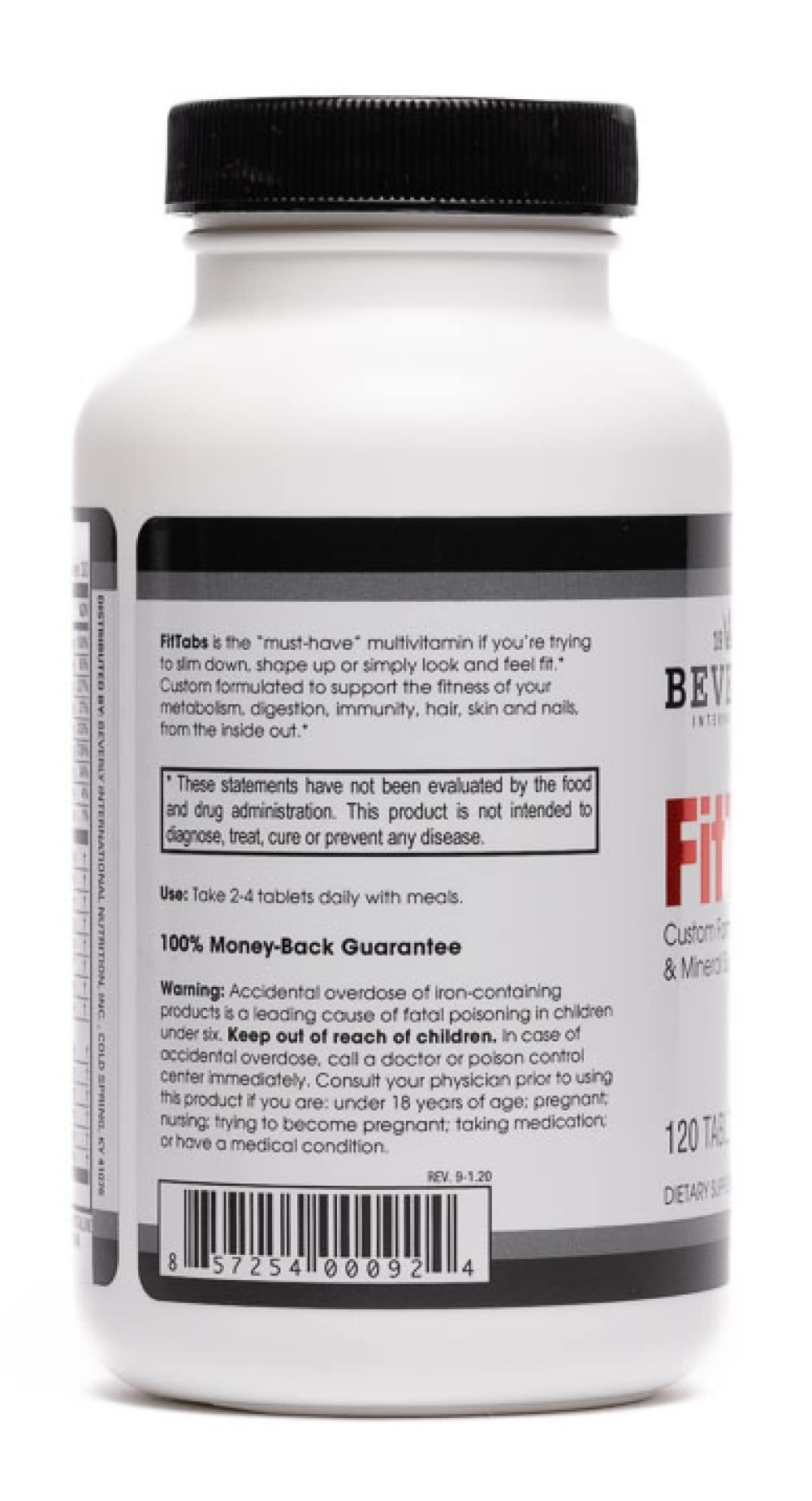 Iron peptonate for easy absorption in FitTabs