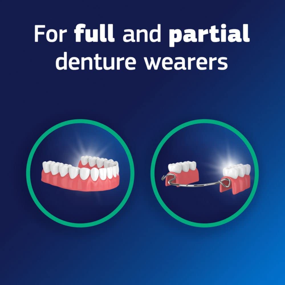 All-day hold concept with Fixodent Control Scope flavor denture adhesive