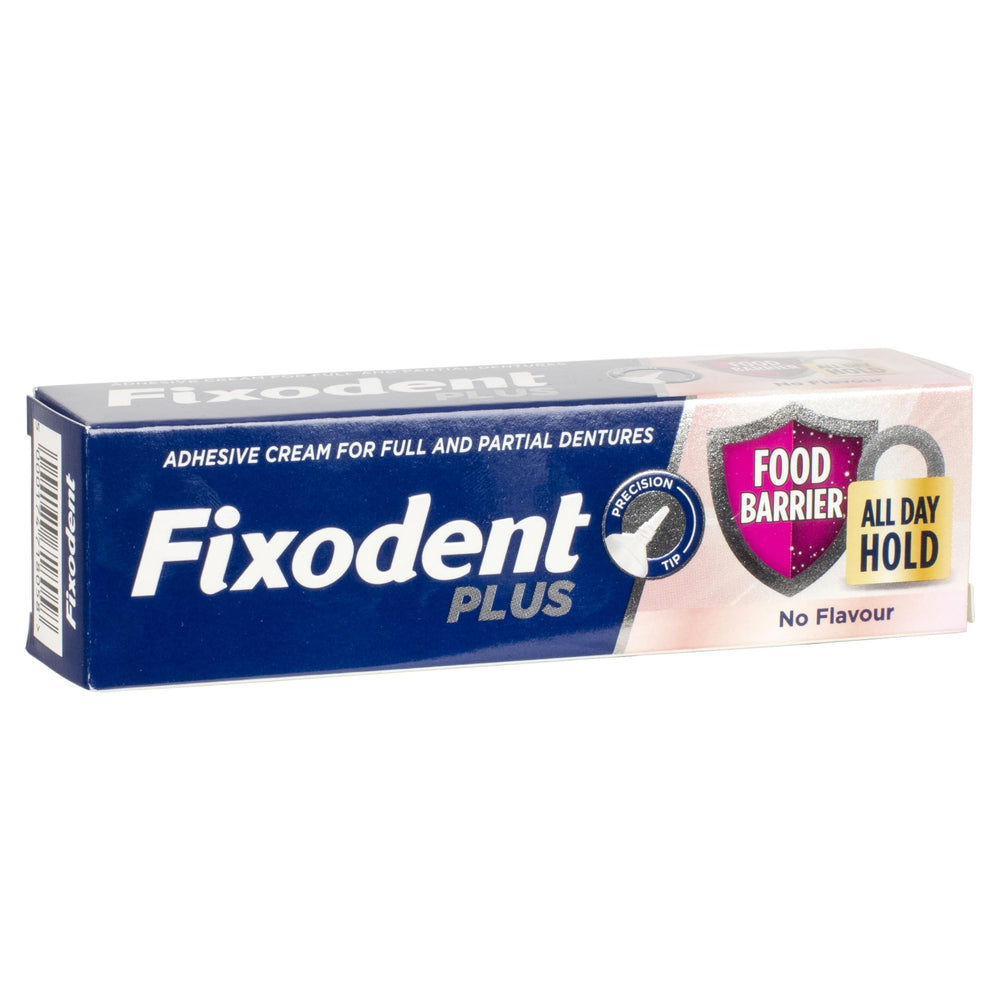 Close-up of waterproof denture adhesive cream texture
