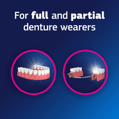 Strong long-lasting hold demonstrated on dentures