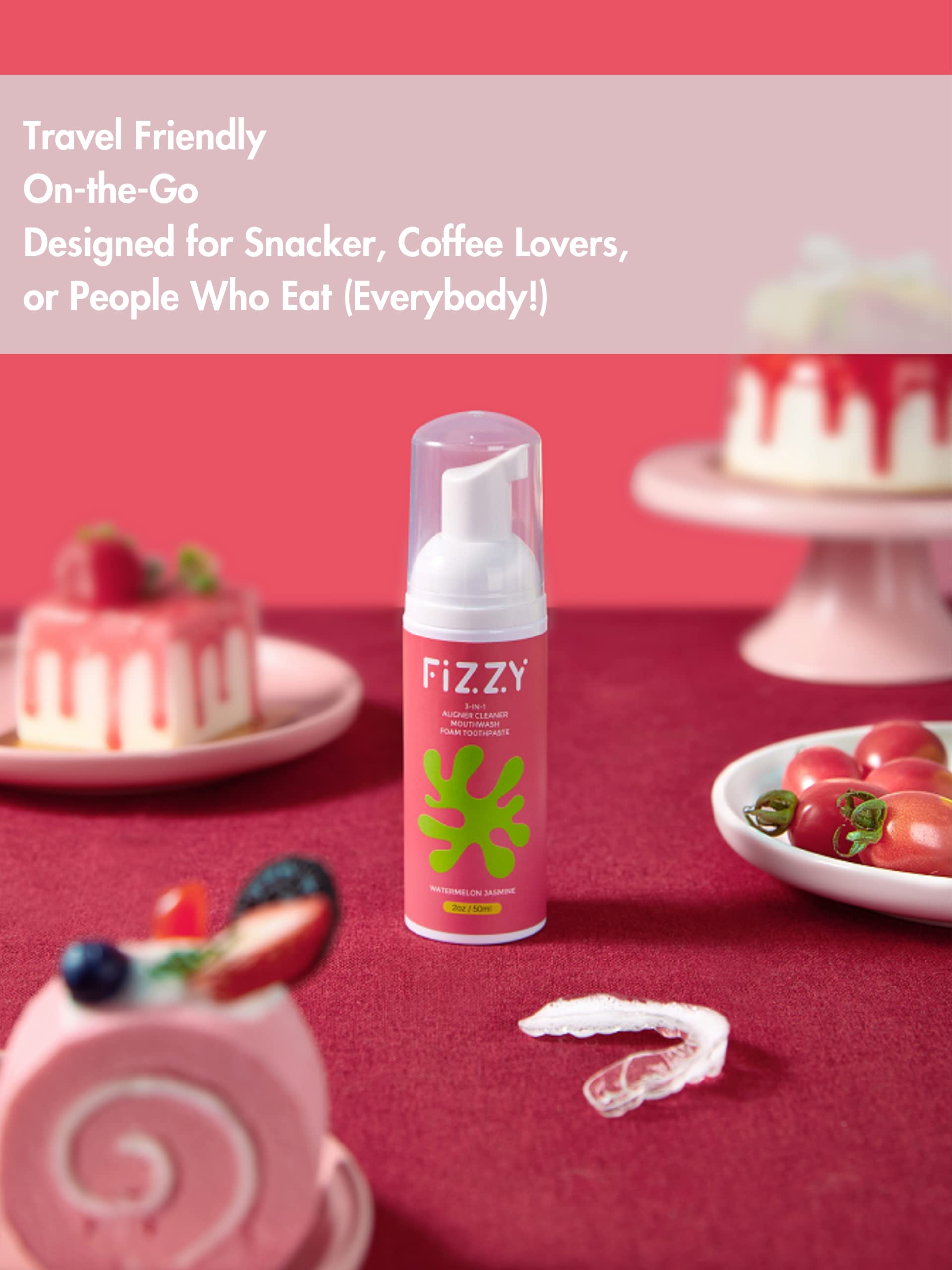 Mouthwash-like rinse using Fizzy 3-in-1 cleaner