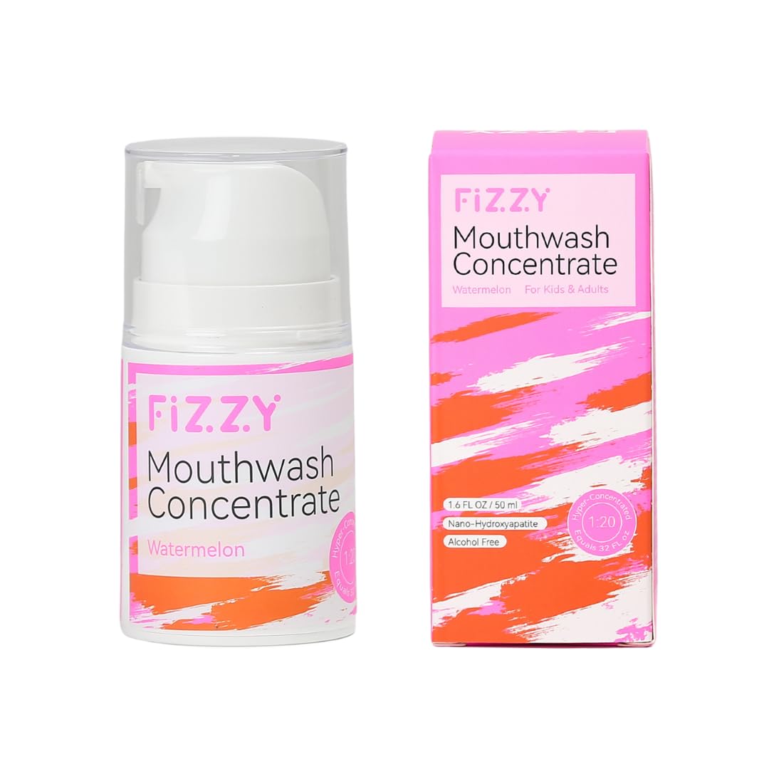 Product front view of Fizzy Mouthwash Concentrate