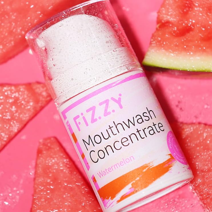 Bottle and packaging of Fizzy Mouthwash Concentrate