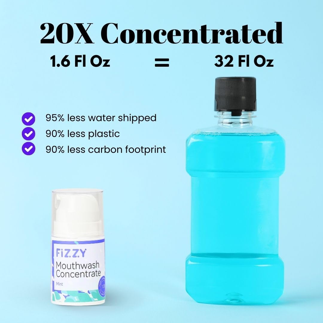 No alcohol, no fluoride, no artificial dyes claim