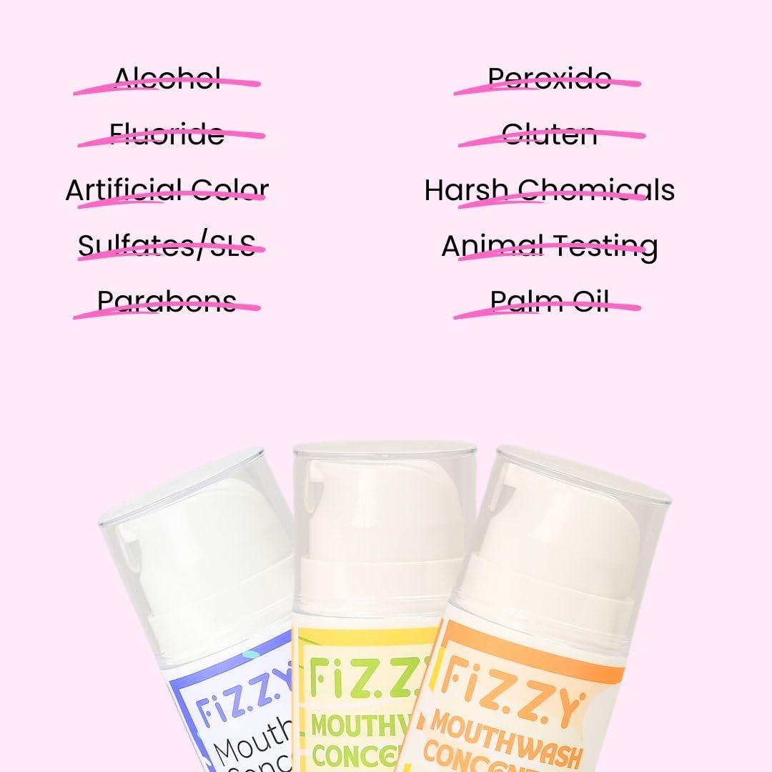 Ingredients include xylitol, coconut oil, tea tree oil and aloe