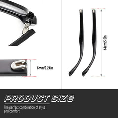 Flat tooth and double teeth design for secure fit