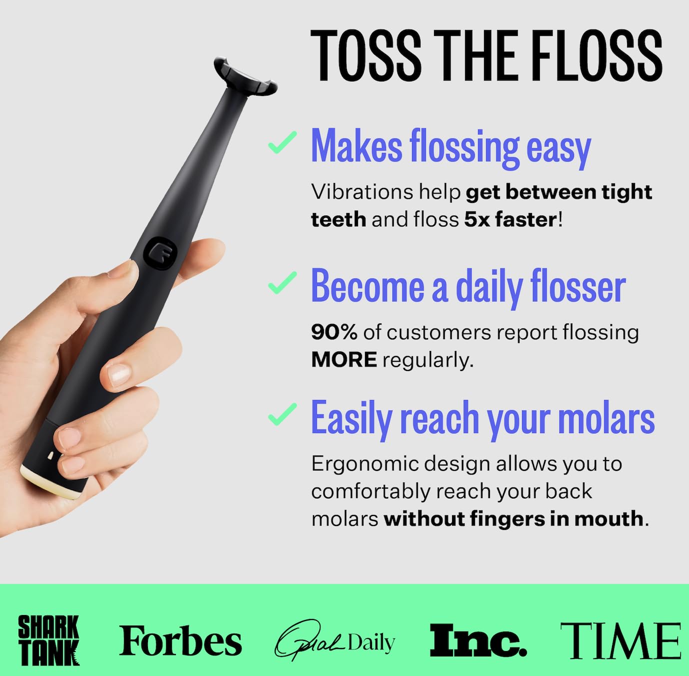 45 refills of gentle gliding floss heads