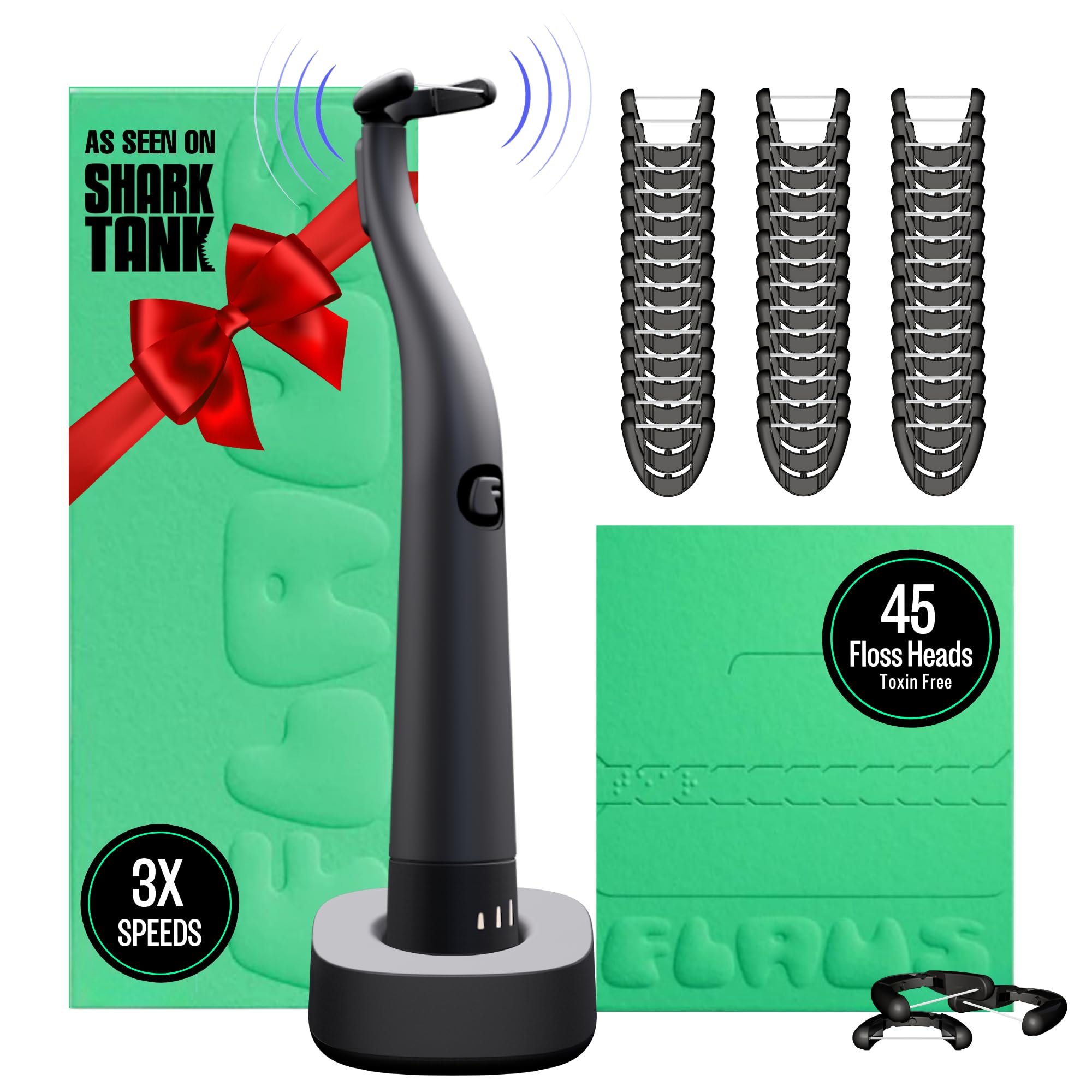 FLAUS Shark Tank appearance with the Electric Flosser