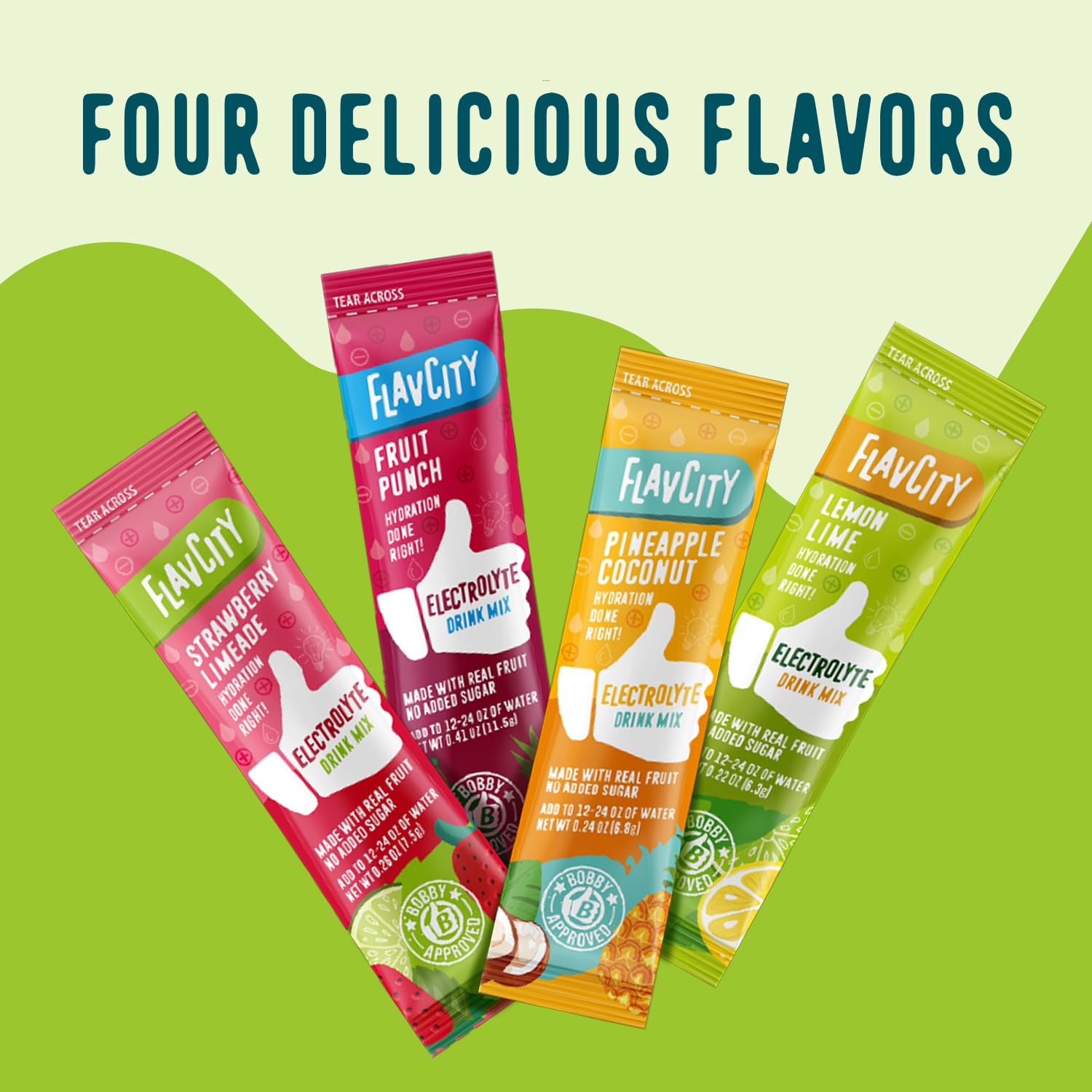 28 Lemon Lime hydration packets packaging