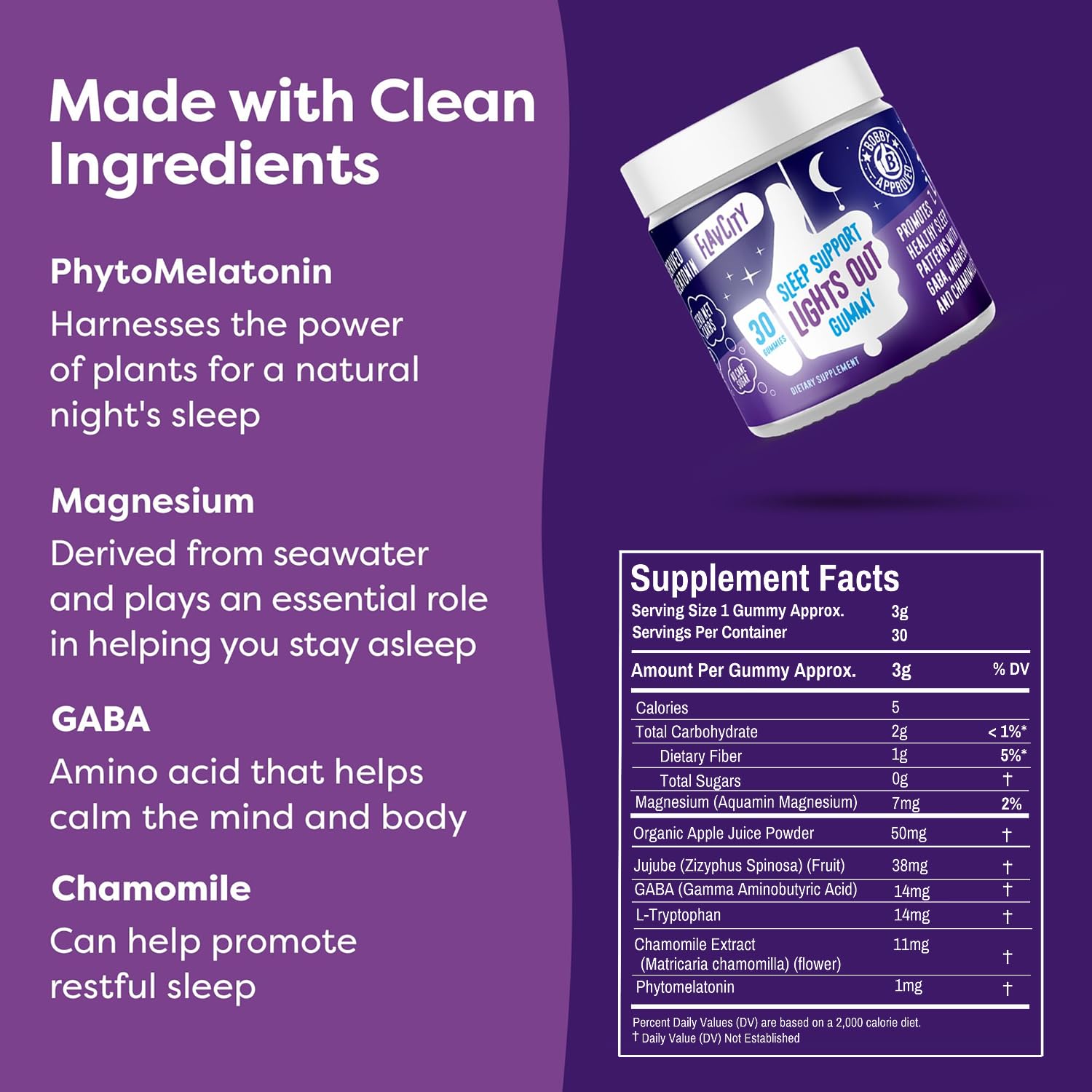 Travel-friendly FlavCity Melatonin Gummies bottle placed on a suitcase