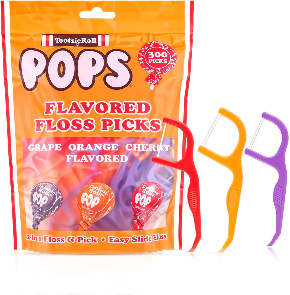 Flavored floss picks 300 count pack