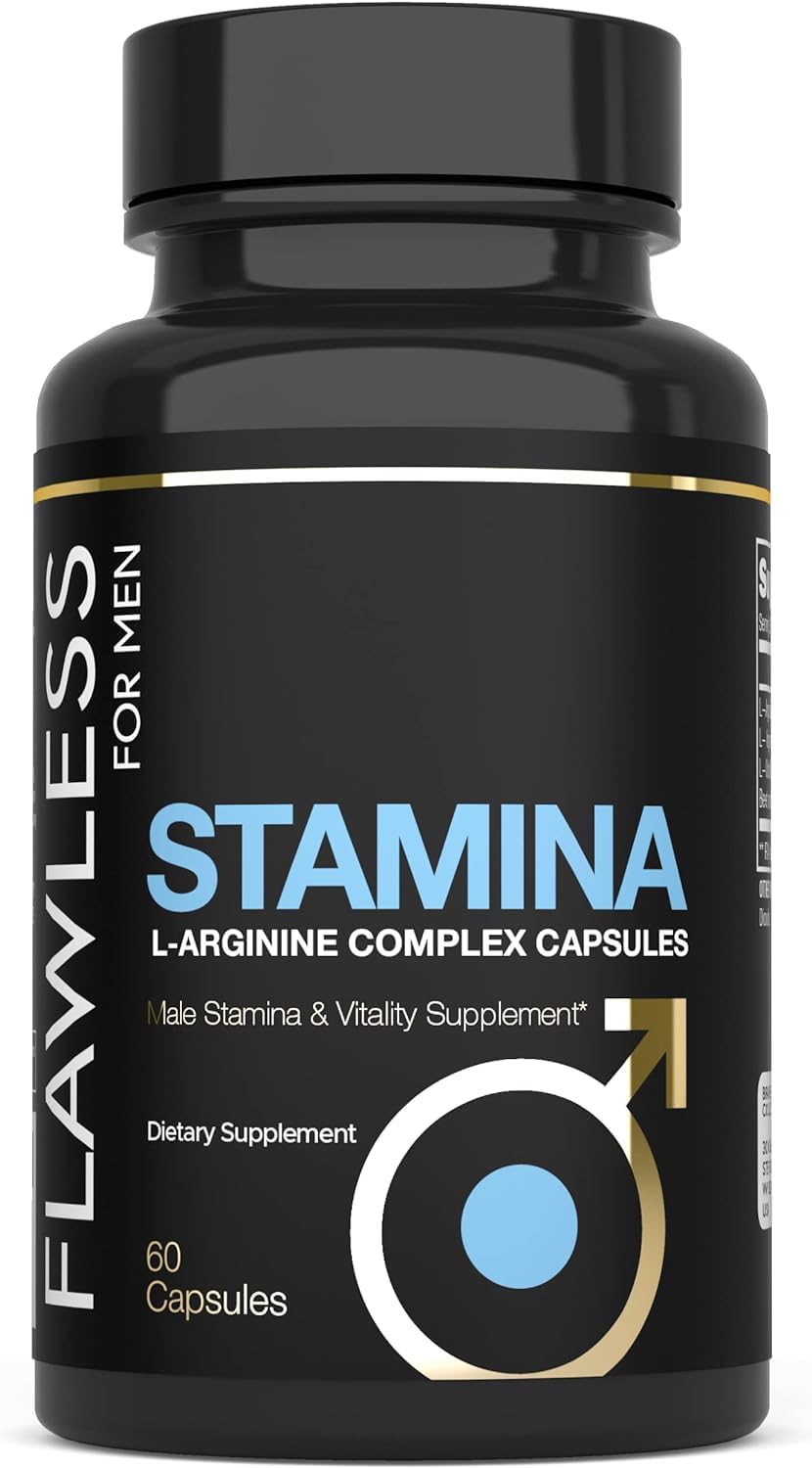 Supplement facts label for Flawless for Men Stamina