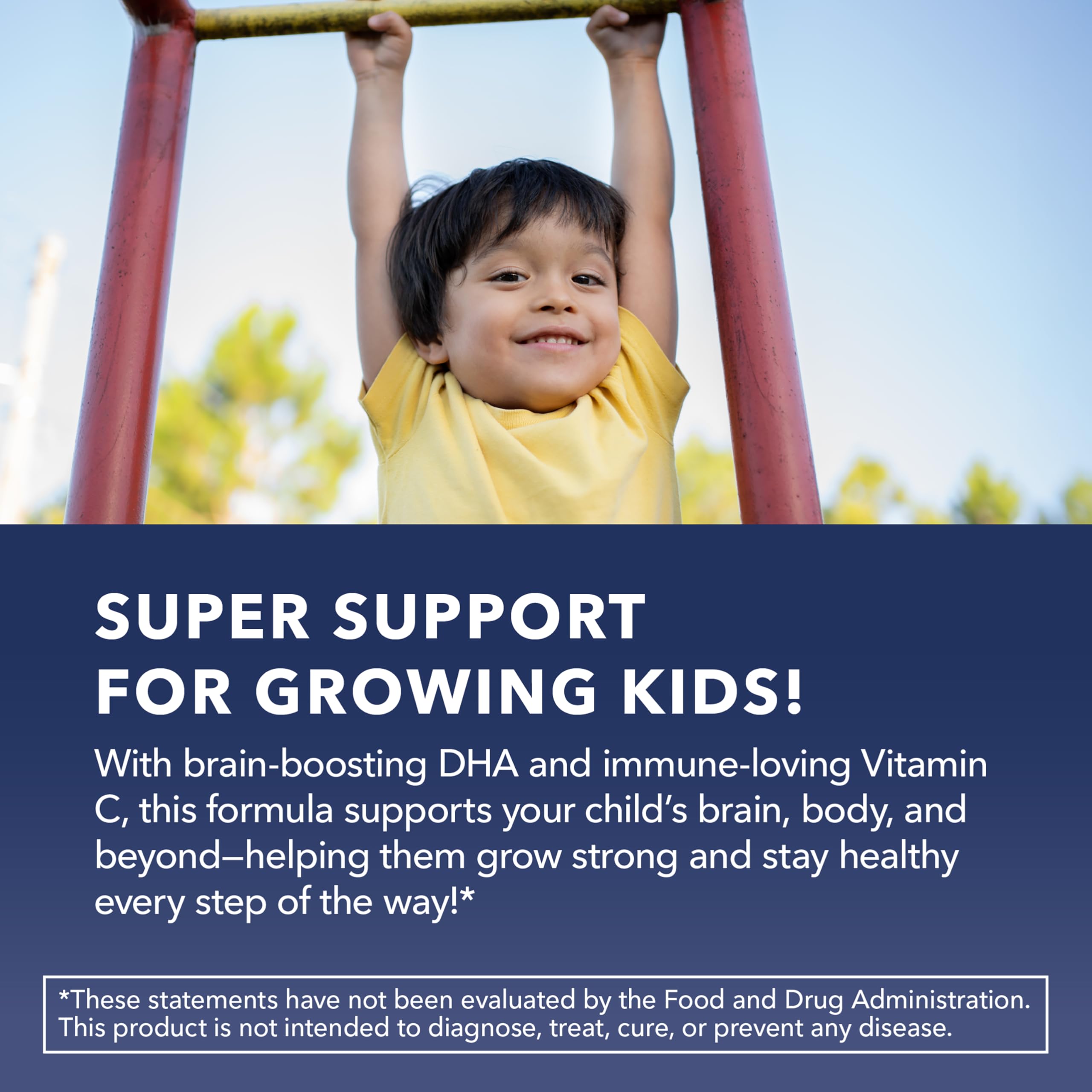 Flaxseed and algae derived omega-3-6-9 and DHA for kids