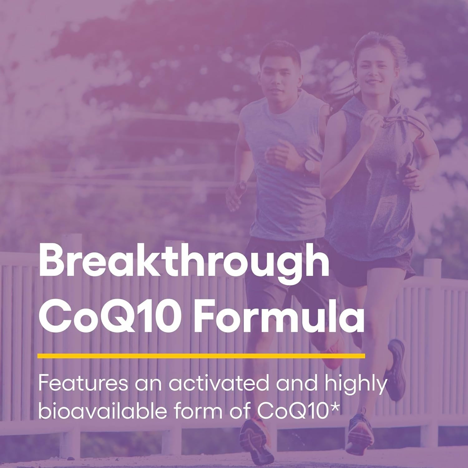 CoQ10 energy support with flaxseed oil