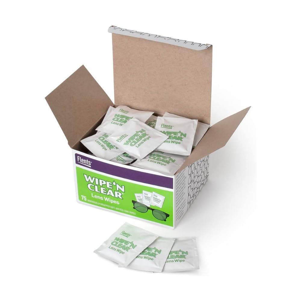 Close-up of individual wipes in packaging
